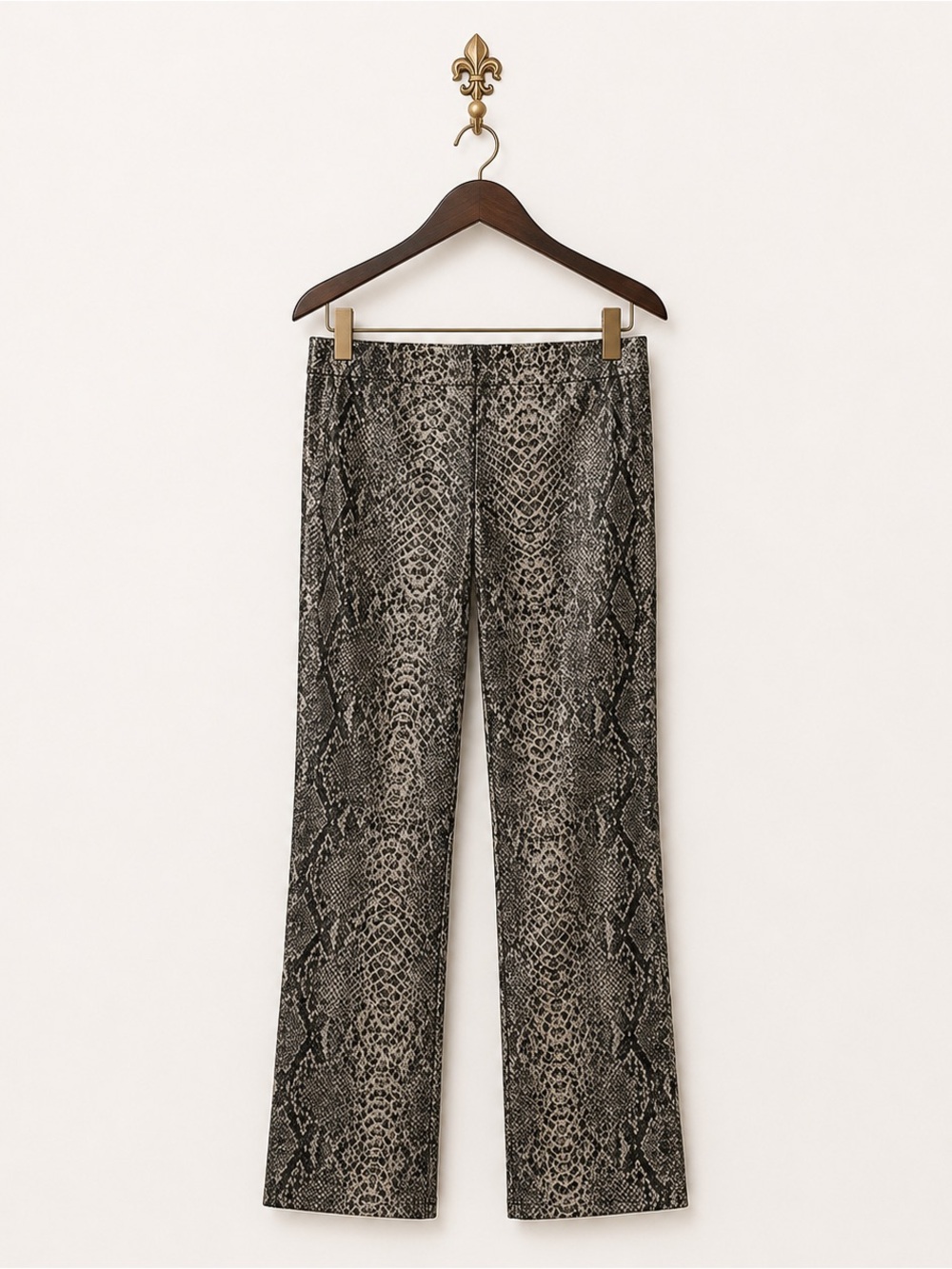 Sharagano Python Reptile Stretch Shiny Sheen Sexy Pants S